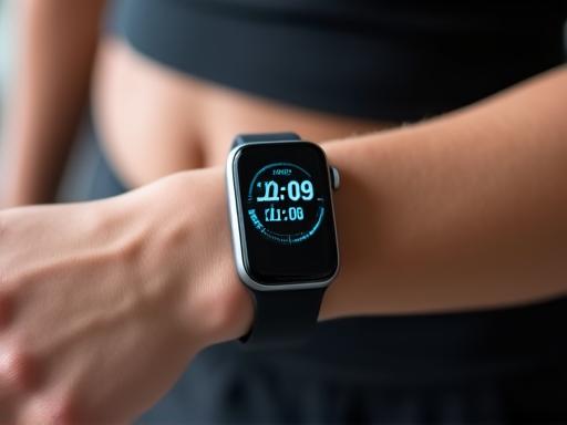 Heart rate monitor with real-time tracking display
