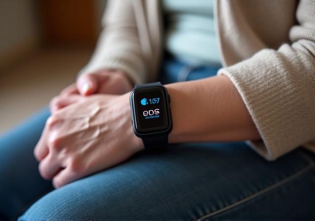 Senior-friendly wearable with fall detection and emergency features